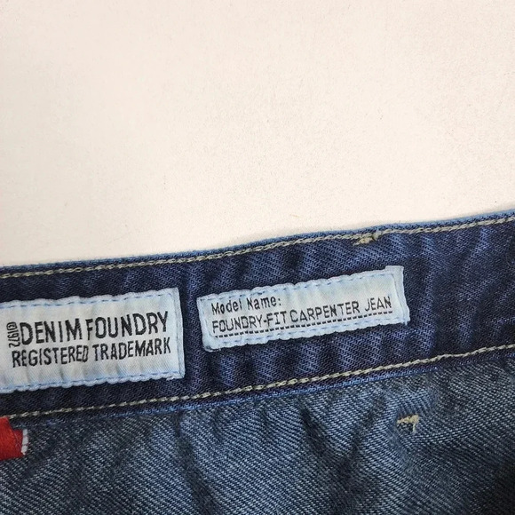 Ecko Unltd Jeans Men's Foundry Fit Carpenter 36 x 32 Blue Vintage Y2K Baggy - Picture 7 of 12